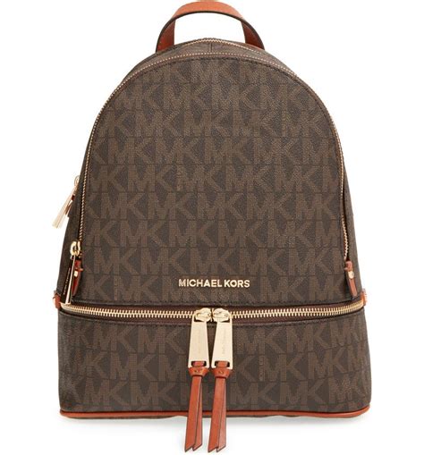 cheap mall rhea zip leather backpack michael michael kors|michael kors rhea zip bag.